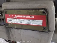 Draadsnijapparaat rothenberger, supertronic 3" se, bouwjaar 2014 - afbeelding 2 van  14