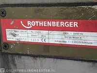 Draadsnijapparaat rothenberger, supertronic 3" se, bouwjaar 2014 - afbeelding 3 van  14