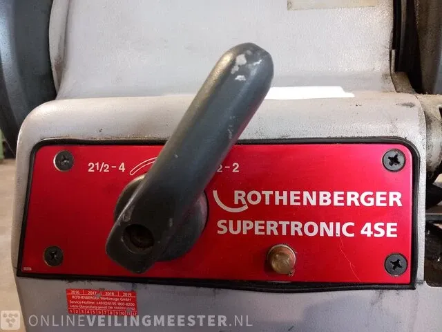 Draadsnijmachine rothenberger, supertronic 4se - afbeelding 2 van  14