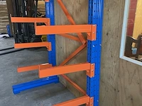 Draagarm stelling heda, 1 secties , blauw / oranje, , (gedemonteerd - afbeelding 3 van  3