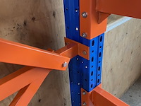 Draagarm stelling heda, 1 secties , blauw/oranje - afbeelding 5 van  5