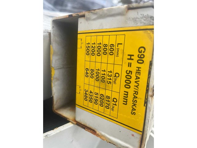 Draagarmstelling dubbelzijdig 10x28 - afbeelding 12 van  13