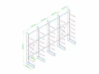 Draagarmstelling vamm-rack - afbeelding 2 van  2