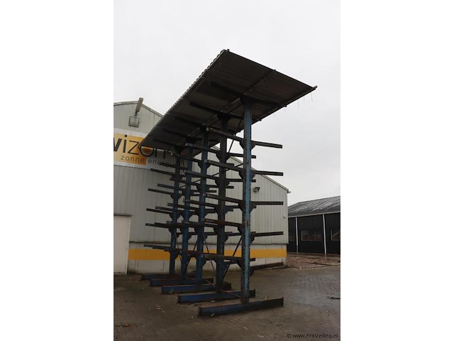 Draagarmstelling v.v. dak - 460x210x600cm - afbeelding 1 van  6