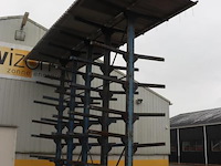 Draagarmstelling v.v. dak - 460x210x600cm - afbeelding 1 van  6