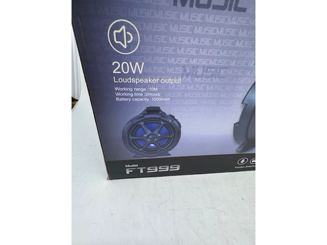 Draagbare speaker altavoz , ft999 - afbeelding 2 van  3
