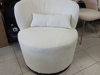 Draaibare 360 fateuil teddy, white, 2025 - afbeelding 1 van  2