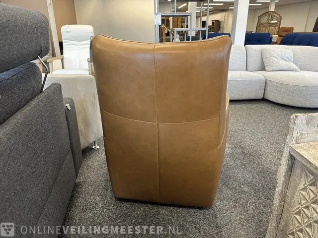 Draaifauteuil domicil, cognac - afbeelding 4 van  6
