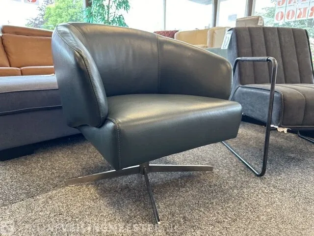 Draaifauteuil donkergroen - afbeelding 1 van  5