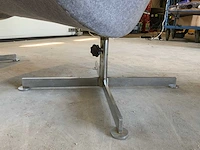 Draaifauteuil met voetenbankje - afbeelding 5 van  5