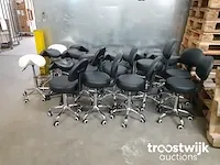 Draaikruk, zadelkruk en tabouret