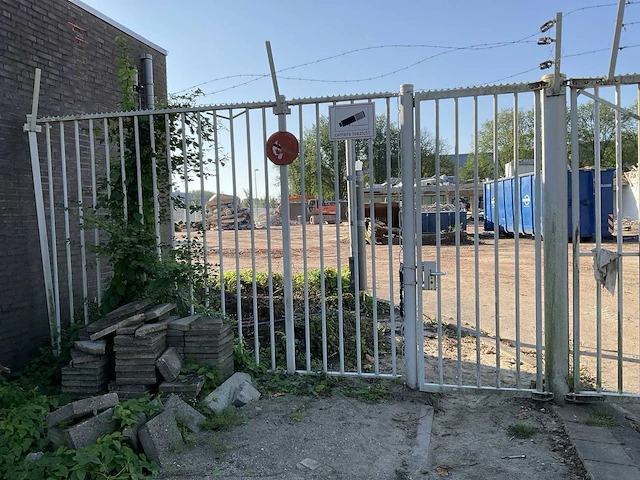 Draaipoort met hekwerk (17,60 mtr) - afbeelding 2 van  12