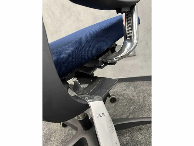 Drabert salida - ergonomische bureaustoel - blauw, zwart - afbeelding 2 van  11