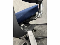 Drabert salida - ergonomische bureaustoel - blauw, zwart - afbeelding 2 van  11