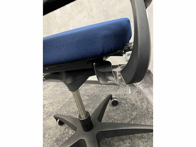 Drabert salida - ergonomische bureaustoel - blauw, zwart - afbeelding 3 van  11