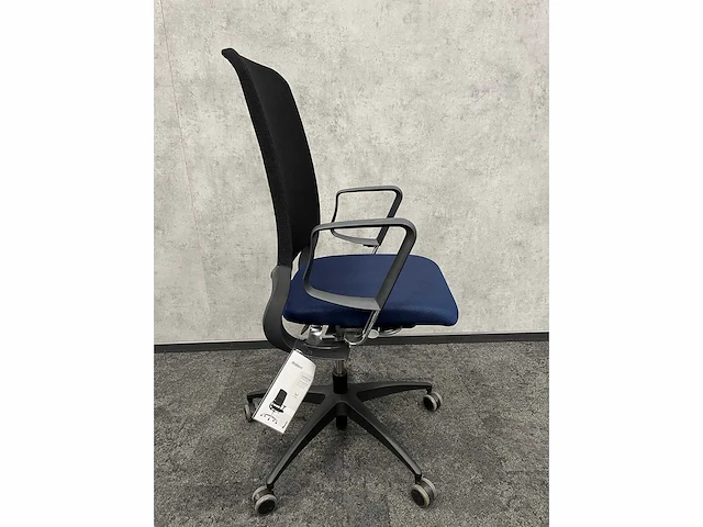 Drabert salida - ergonomische bureaustoel - blauw, zwart - afbeelding 4 van  11