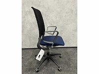 Drabert salida - ergonomische bureaustoel - blauw, zwart - afbeelding 4 van  11