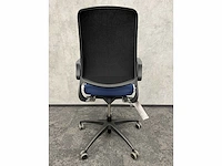 Drabert salida - ergonomische bureaustoel - blauw, zwart - afbeelding 5 van  11
