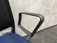 Drabert salida - ergonomische bureaustoel - blauw, zwart - afbeelding 6 van  11