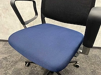 Drabert salida - ergonomische bureaustoel - blauw, zwart - afbeelding 9 van  11