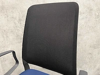 Drabert salida - ergonomische bureaustoel - blauw, zwart - afbeelding 10 van  11