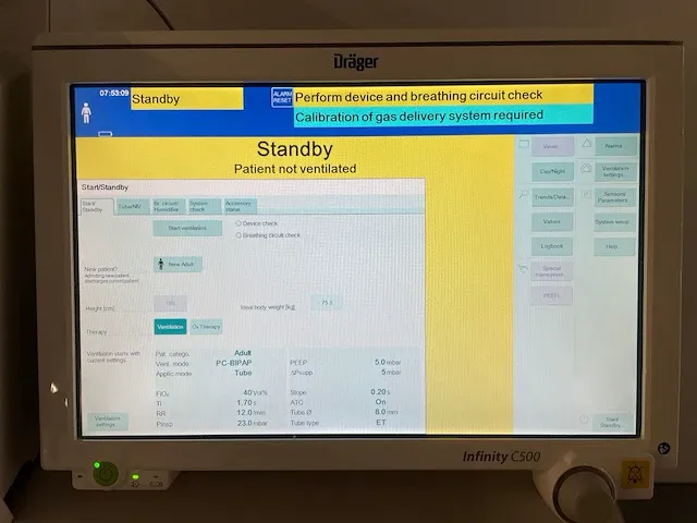 Dräger - infinity v500 - ventilator and life support system - afbeelding 2 van  5