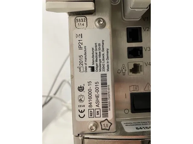Dräger - infinity v500 - ventilator and life support system - afbeelding 5 van  5