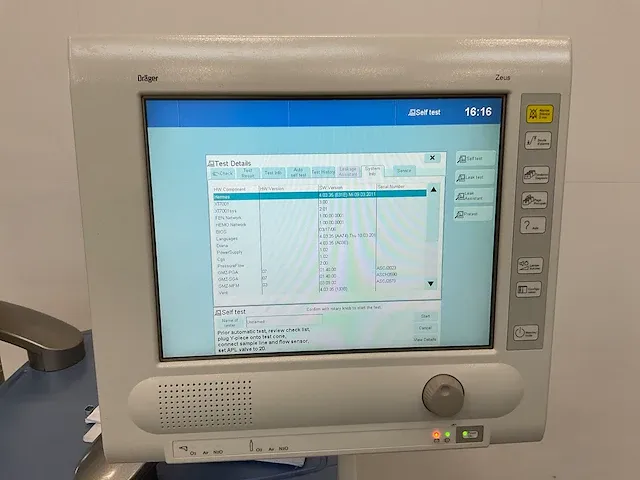 Dräger - zeus - ventilator and life support system - afbeelding 5 van  11