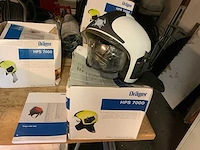 Drager hps7000 brandweer helm - afbeelding 1 van  2
