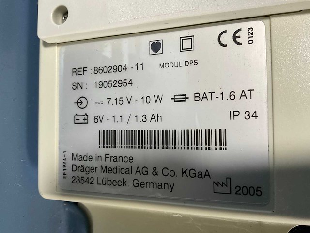 Dräger module dps visio dps infuuspomp (42x) - afbeelding 5 van  10