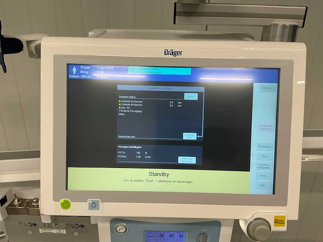 Dräger perseus a500 anesthesie toestel - afbeelding 11 van  12