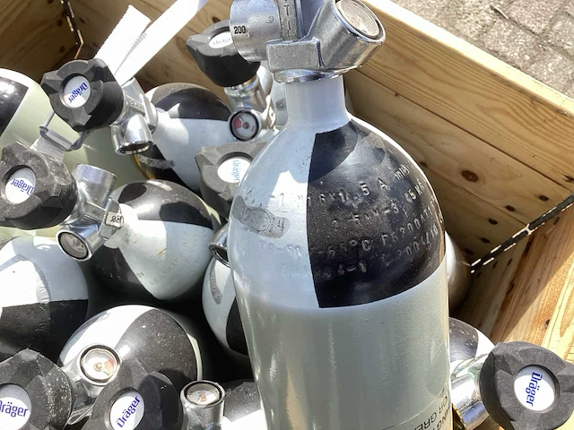 Dräger persluchtflessen (20x) - afbeelding 5 van  5