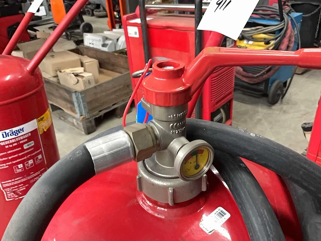 Dräger poederblusser brandblusser - afbeelding 4 van  6