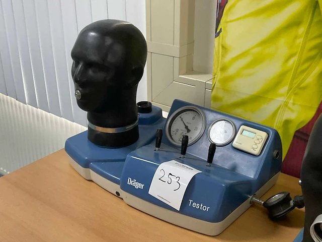Dräger testor / eurotest adembescherming testapparaat divers (2x) - afbeelding 5 van  8