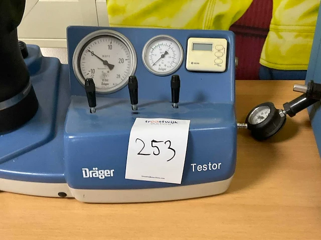 Dräger testor / eurotest adembescherming testapparaat divers (2x) - afbeelding 7 van  8