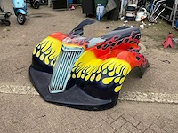 Dragrace motorkap - afbeelding 1 van  7