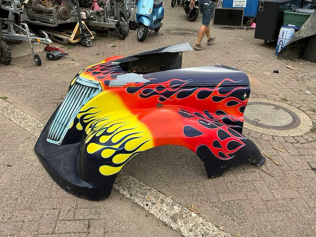 Dragrace motorkap - afbeelding 2 van  7
