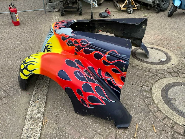 Dragrace motorkap - afbeelding 3 van  7