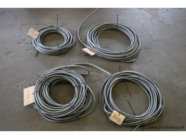 Draka stroomkabels 2x6 (3x) en 4x6 (1x) - afbeelding 1 van  9