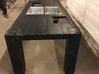 Drankentafel hout zwart - afbeelding 4 van  4