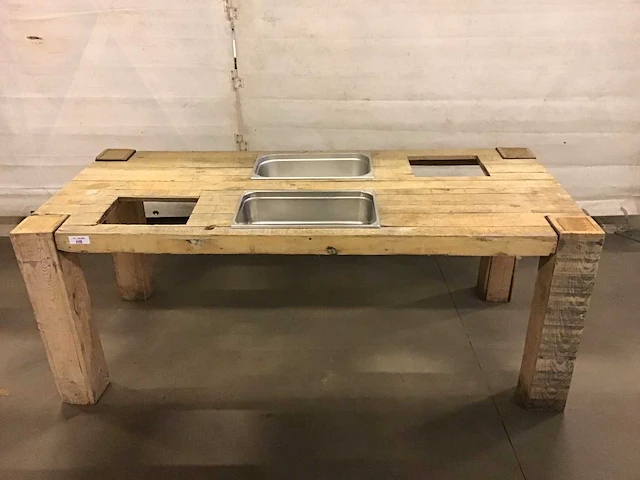 Drankentafel hout - afbeelding 1 van  3