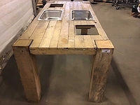 Drankentafel hout - afbeelding 2 van  3