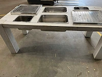 Drankentafel steigerhout (wit) - afbeelding 4 van  11
