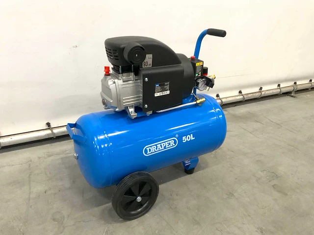 Draper - 50l - luchtcompressor - afbeelding 6 van  13