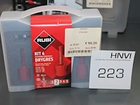 Draygres kit 4 rubi in kunststof koffertje - afbeelding 1 van  2