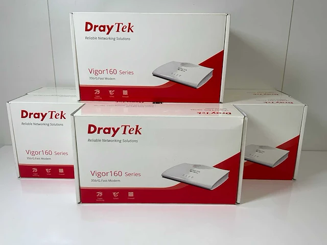 Draytek (vigor165) vdsl2 35b supervectoring modems (7x) - afbeelding 1 van  8