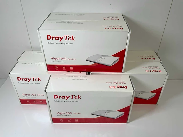 Draytek (vigor165) vdsl2 35b supervectoring modems (7x) - afbeelding 2 van  8