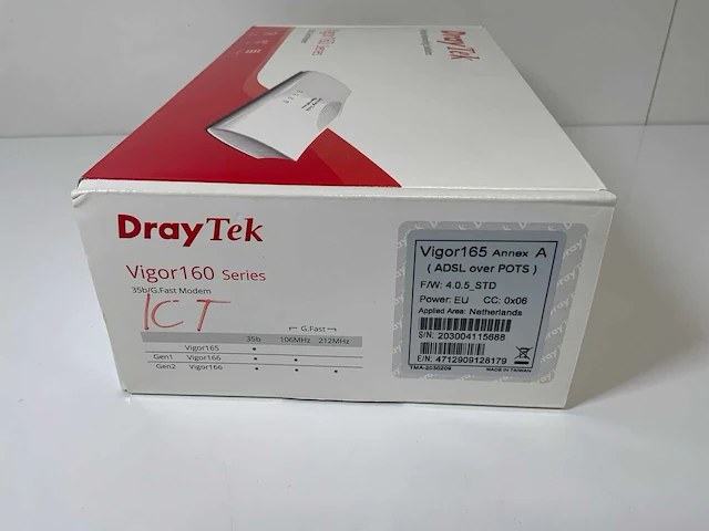 Draytek (vigor165) vdsl2 35b supervectoring modems (7x) - afbeelding 4 van  8