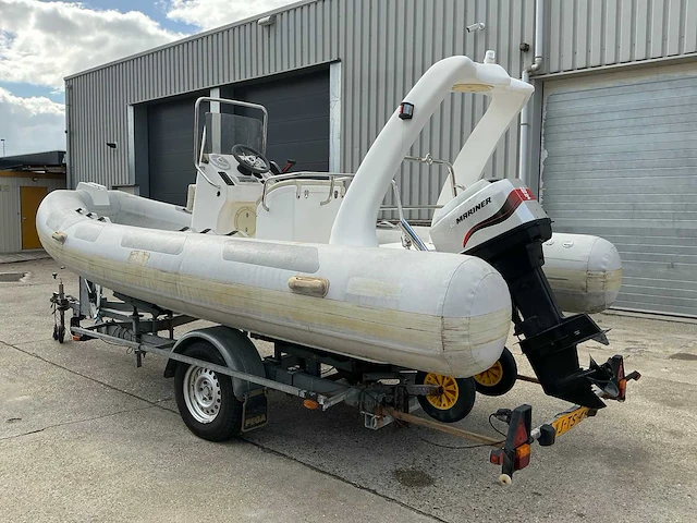 Dream big company 520 rib boot met aanhangwagen - afbeelding 20 van  26