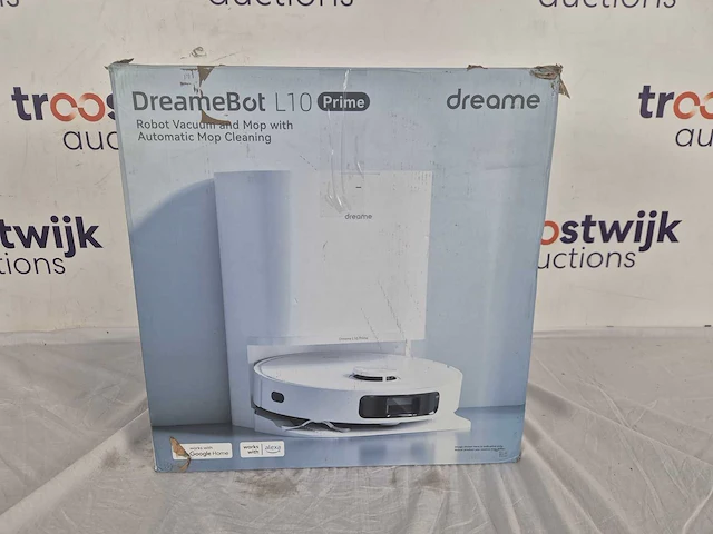 Dreame l10 prime - robotstofzuiger met dweilfunctie - automatische reiniging - geschikt voor huisdierharen - afbeelding 2 van  2